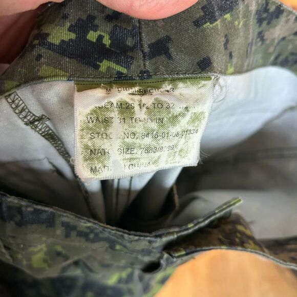Vintage Combat Trousers Digital Camouflage Cargo Pants 31"-36" - Picture 16 of 16